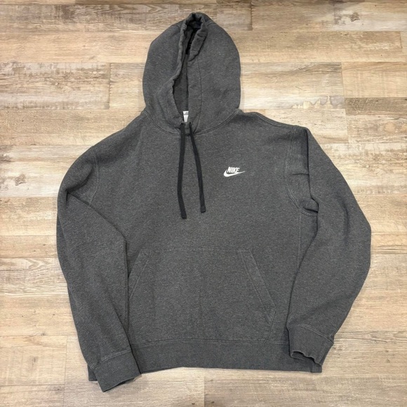 Nike Men's Charcoal Hoodie - Picture 1 of 3